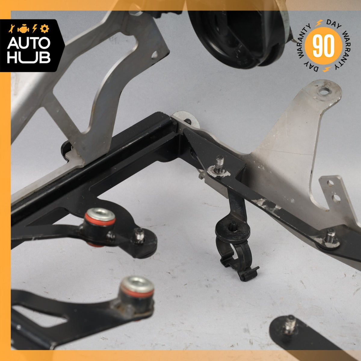 07-14 Mercedes W221 S65 CL65 AMG Auxiliary Water Cooler Radiator Bracket OEM - photo 3