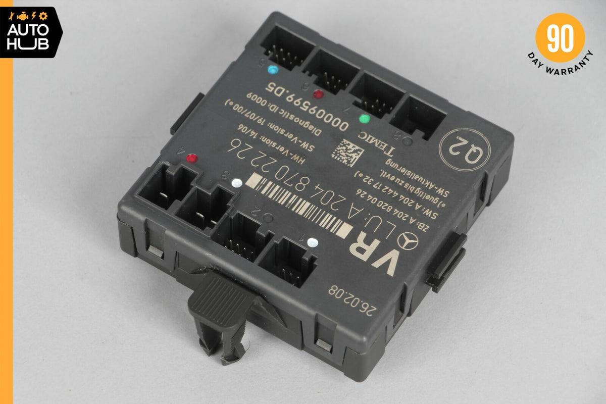 08-18 Mercedes W204 C63 C250 E400 Front Right Side Door Control Module OEM 72k - photo 4
