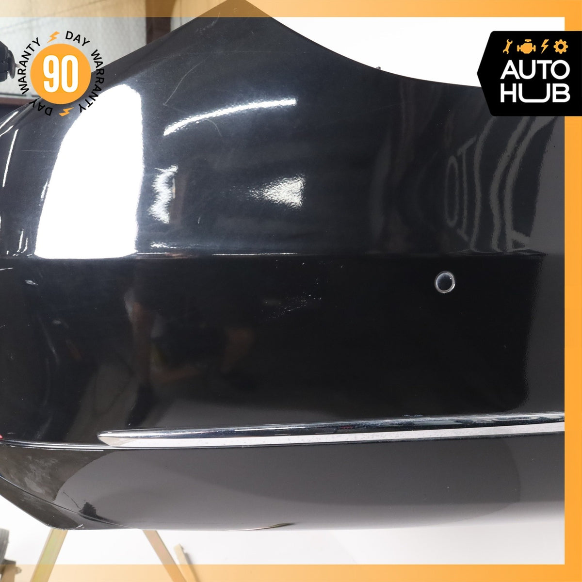 14-17 Mercedes W222 S600 S550 MAYBACH Base Rear Bumper Cover Assembly Black OEM - photo 7