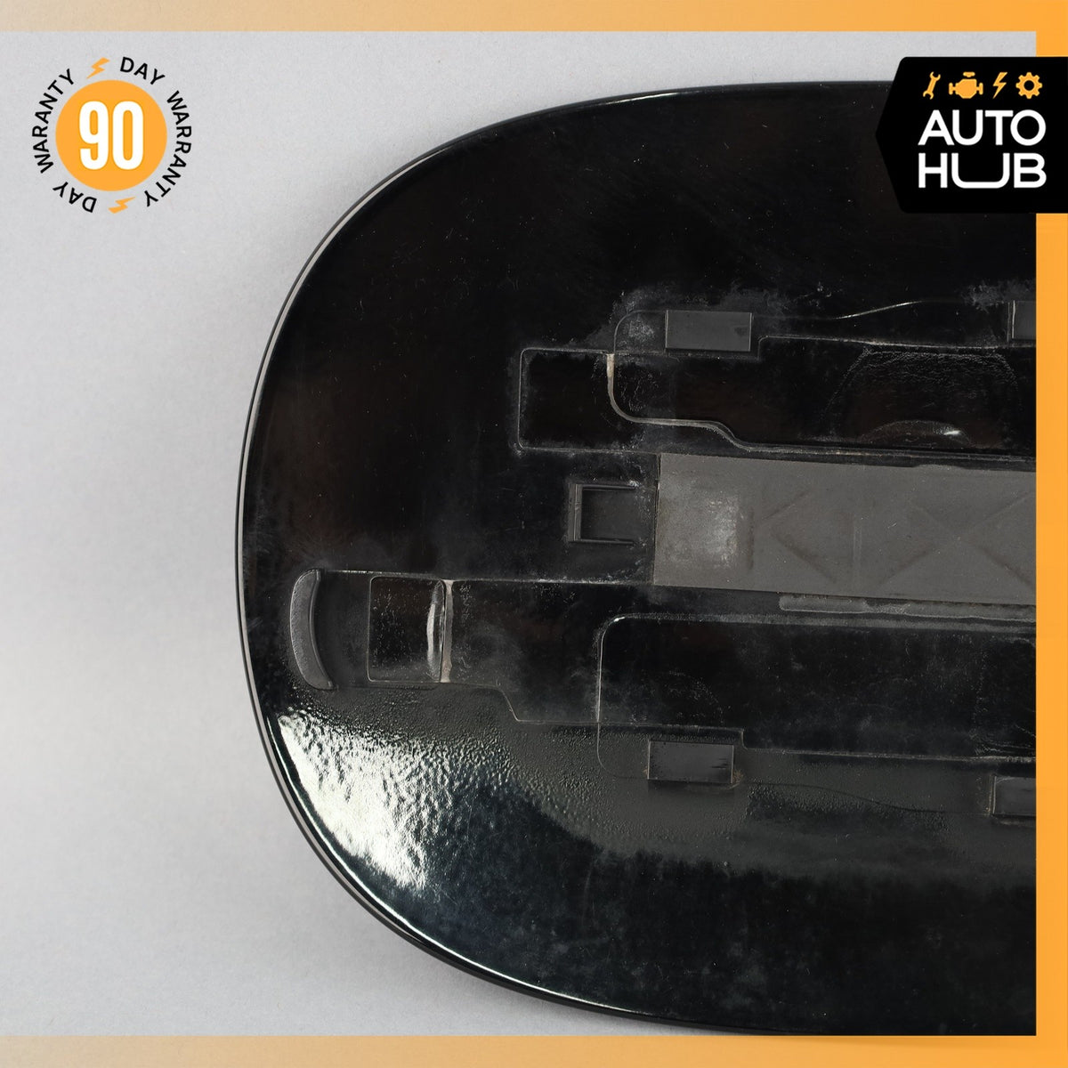 11-18 Porsche Cayenne 958 Fuel Door Lid Gas Tank Cover Black OEM - photo 6