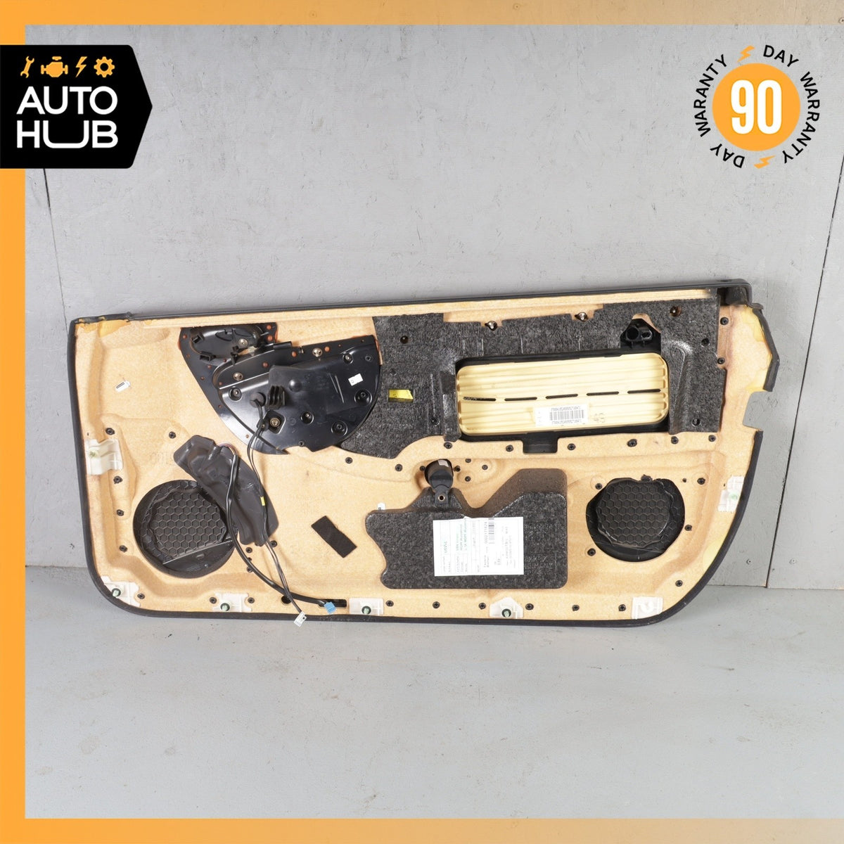 06-09 Mercedes W209 CLK350 CLK500 Door Panel Front Left Side Black OEM - photo 13