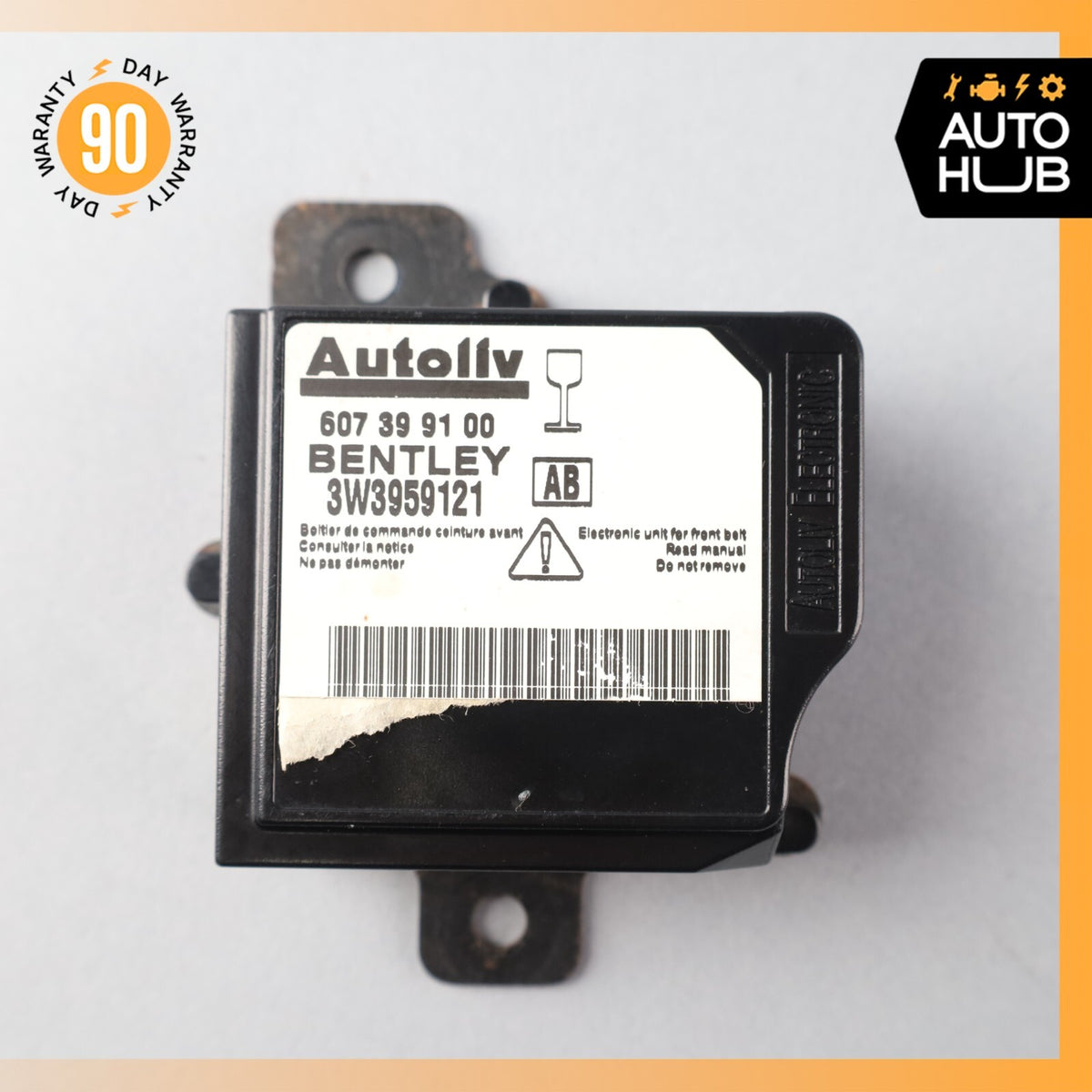 03-10 Bentley Continental GTC GT Safety Bag Sensor SRS Control Module OEM 62k - photo 9