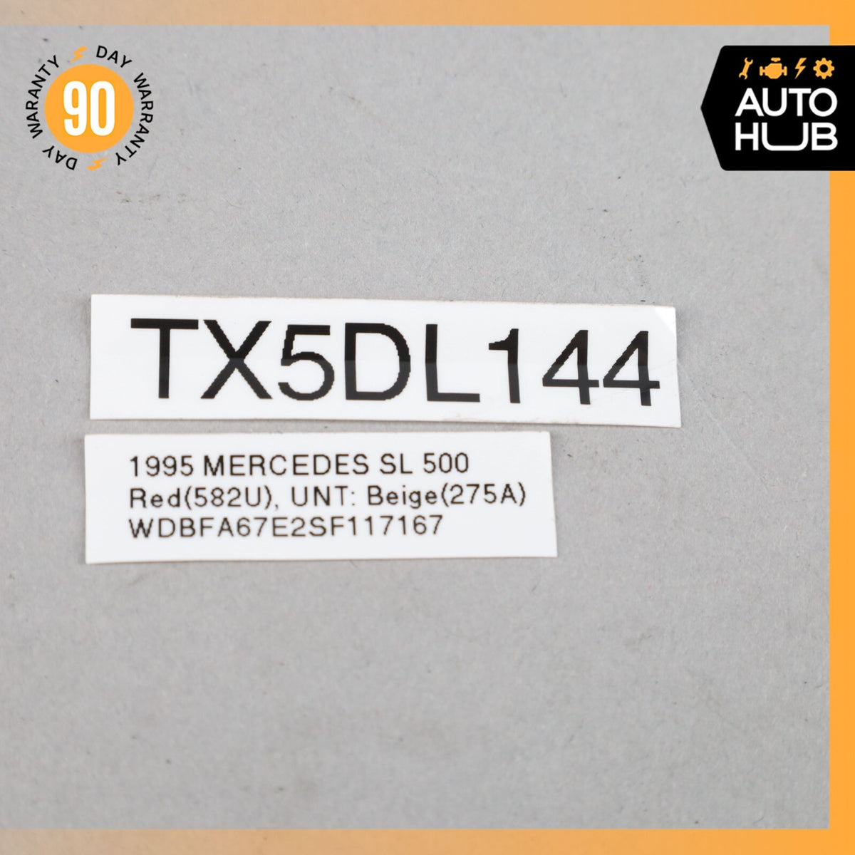 90-95 Mercedes R129 SL500 Base Rocker Panel Side Skirt Rear Left Jack Cover OEM - photo 10