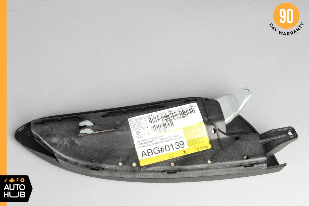 03-11 Mercedes W211 E320 CLS500 Front Right Passenger Seat Side Airbag Black OEM - photo 5