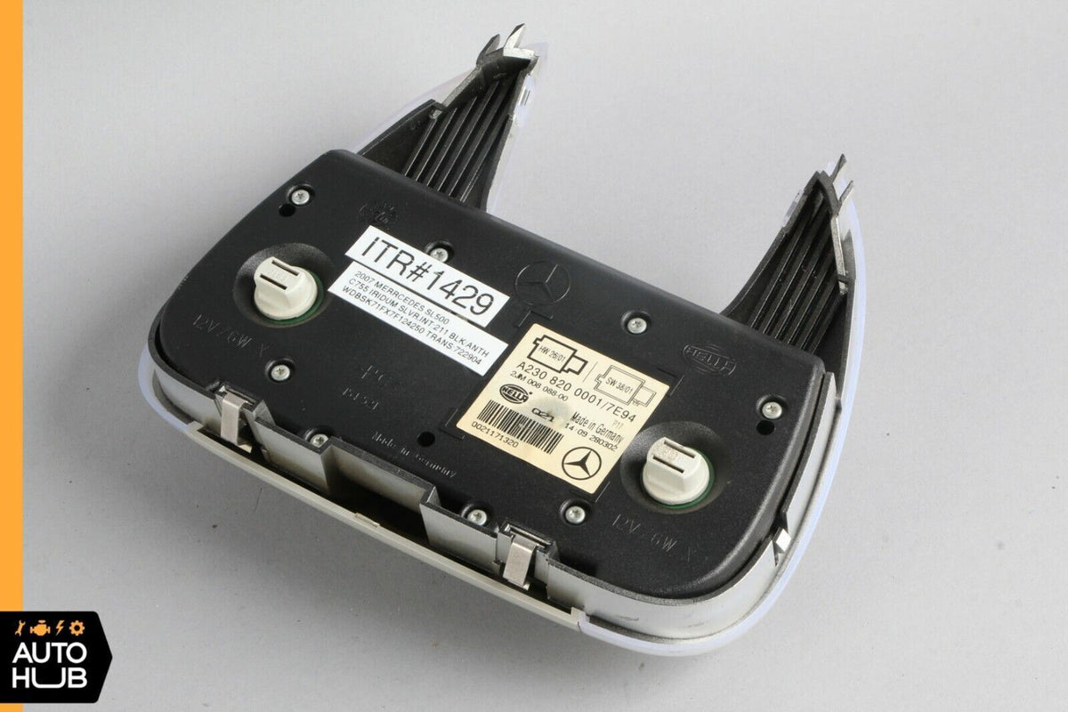03-04 Mercedes R230 SL500 SL55 AMG Overhead Dome Light Lamp 2308200001 Gray OEM - photo 8