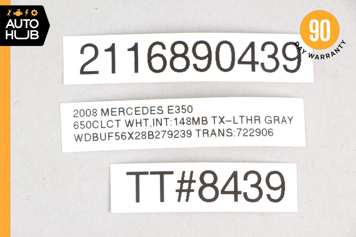 03-09 Mercedes W211 E350 E63 AMG Instrument Cluster Speedometer Bezel Trim OEM - photo 12