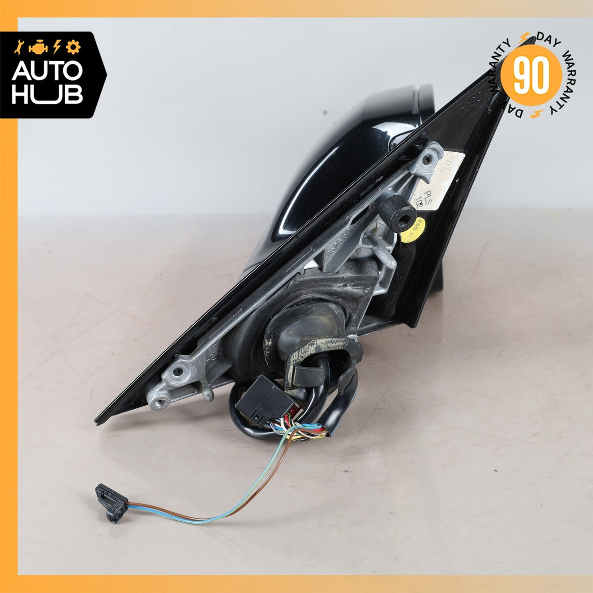 11-18 Audi D4 A8 S8 Front Right Side Rear View Mirror w/ Blind Spot Black OEM - photo 9