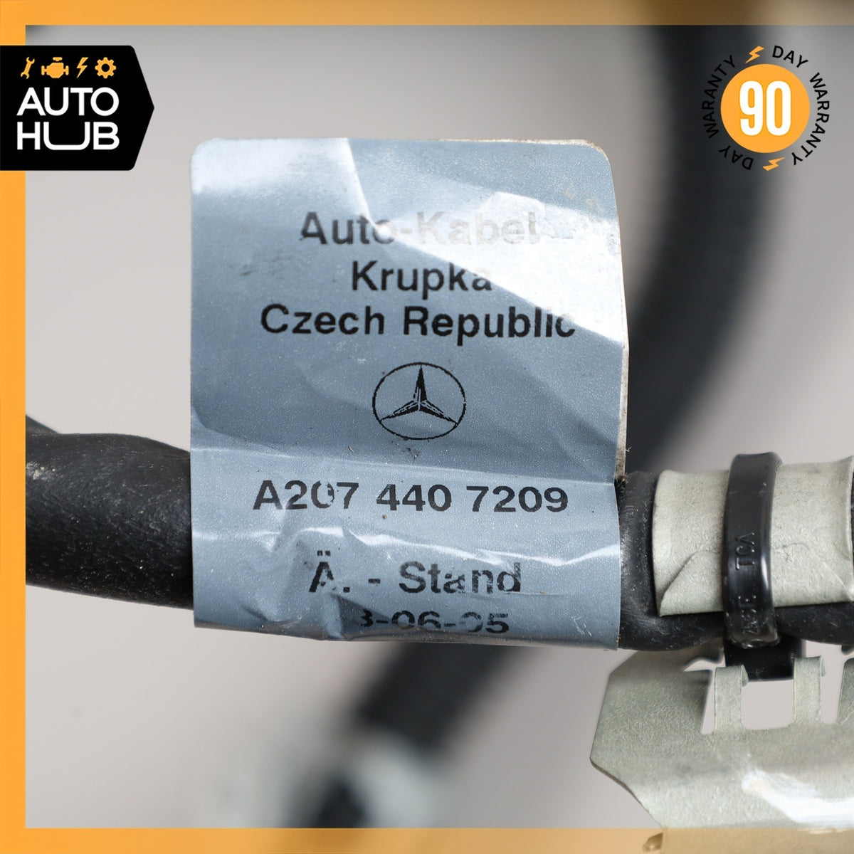 Mercedes W207 E400 RWD Battery Starter Wire Harness 2074407209 OEM 58k - photo 12