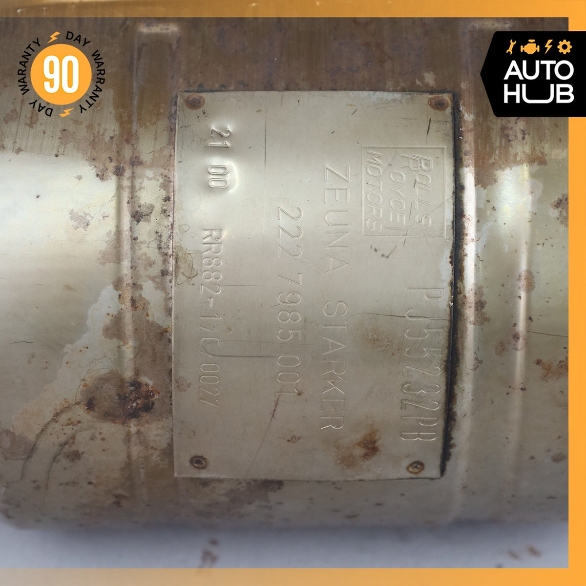00-02 Bentley Arnage 6.8L V8 Exhaust Downpipe PJ55232PB OEM 30k - photo 10