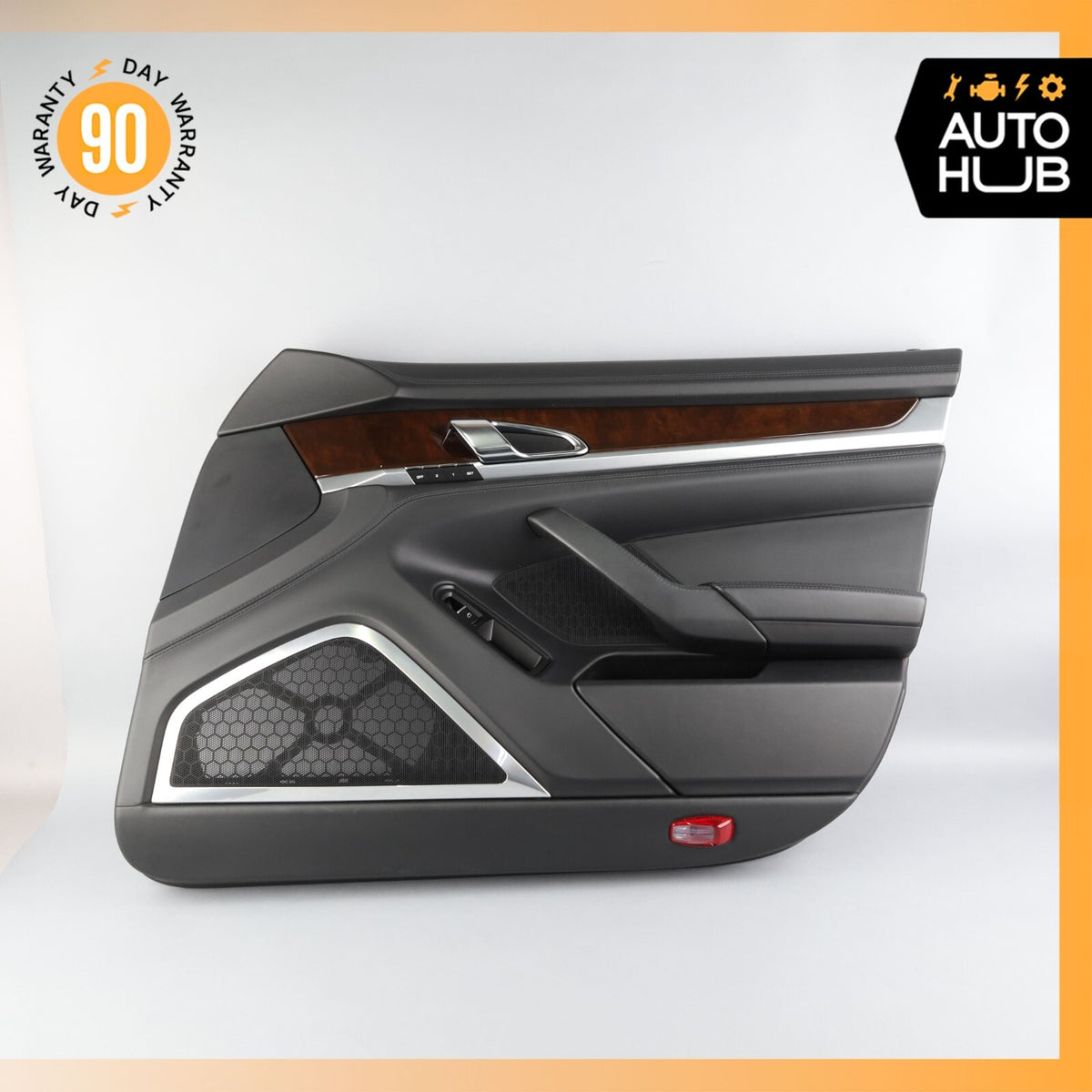 Porsche Panamera 970 Turbo Front Right Side Interior Door Panel Leather OEM 87k - photo 2