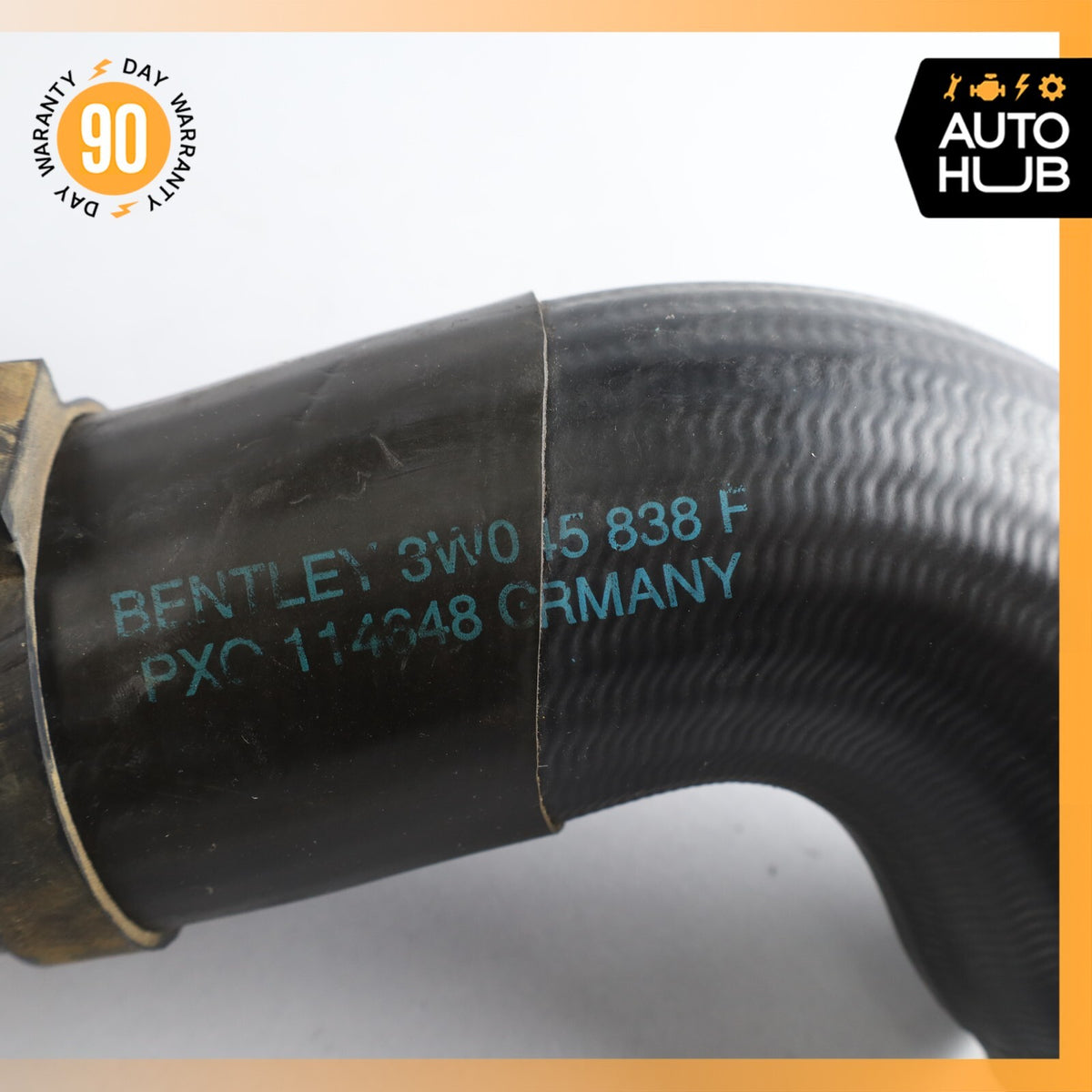 03-12 Bentley Continental GT GTC 6.0L W12 Left Side Intercooler Hose Pipe OEM - photo 9