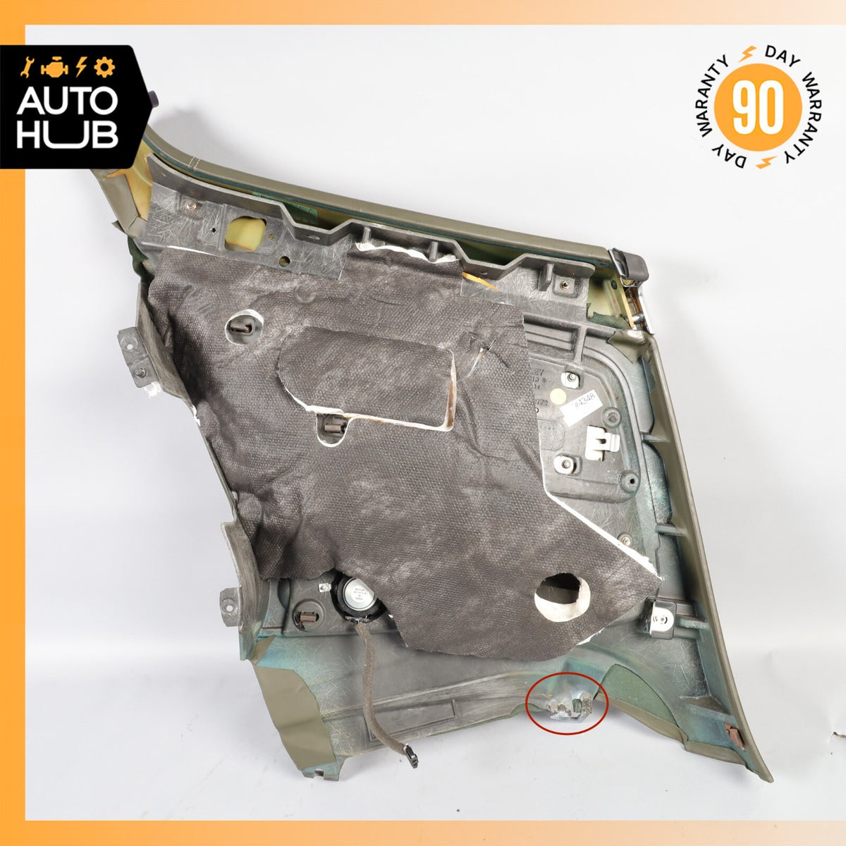 03-10 Bentley Continental GT Rear Passenger Side Interior Door Panel Green OEM - photo 9