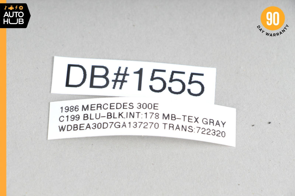 85-91 Mercedes W124 300E 560SEL Left Window Regulator Control Switch Button OEM - photo 8