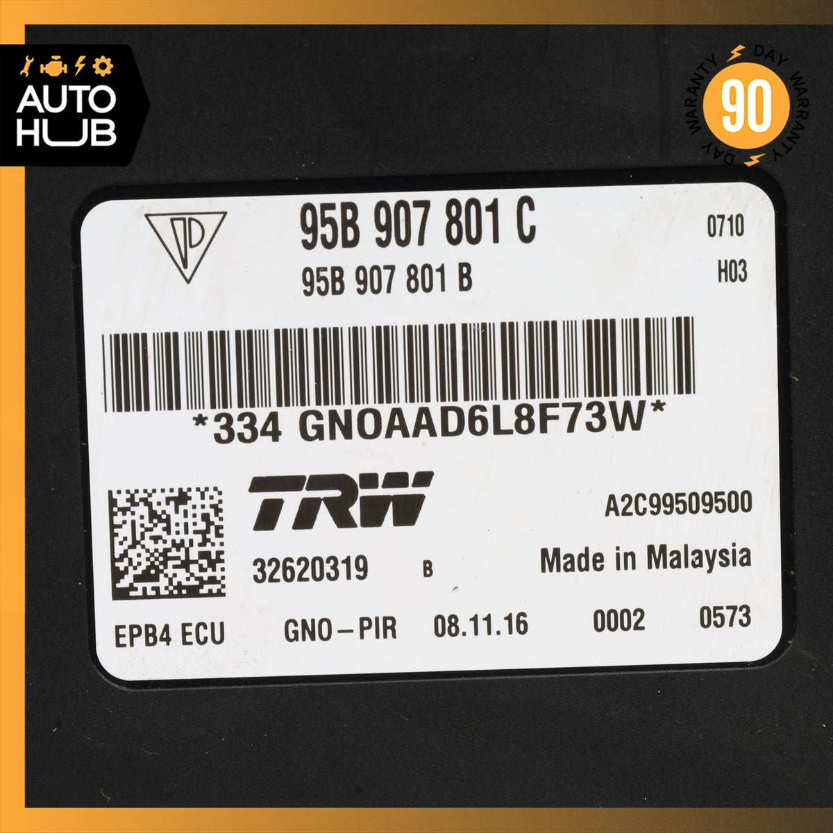 Porsche Macan 95B Gateway Control Module Unit 95B907801C OEM - photo 6
