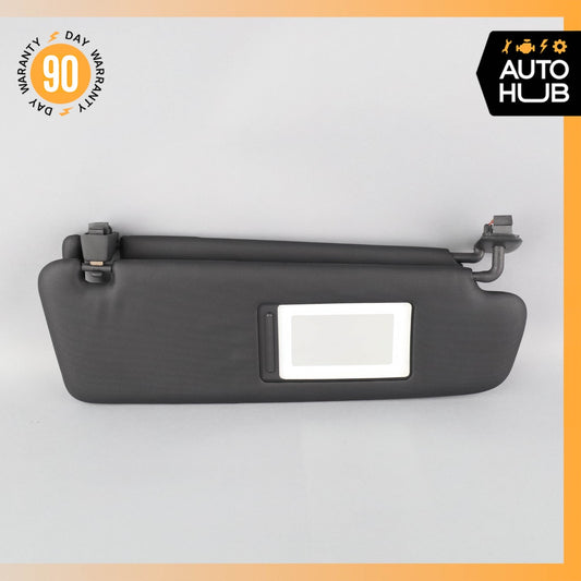 15-18 Porsche Cayenne 958 Sun Visor Sunvisor Front Right Black 7P5857552P OEM - photo 1