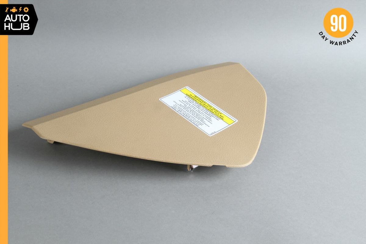 03-09 Mercedes W211 E320 E500 Left Side Dashboard Trim Cover Panel Beige OEM - photo 5