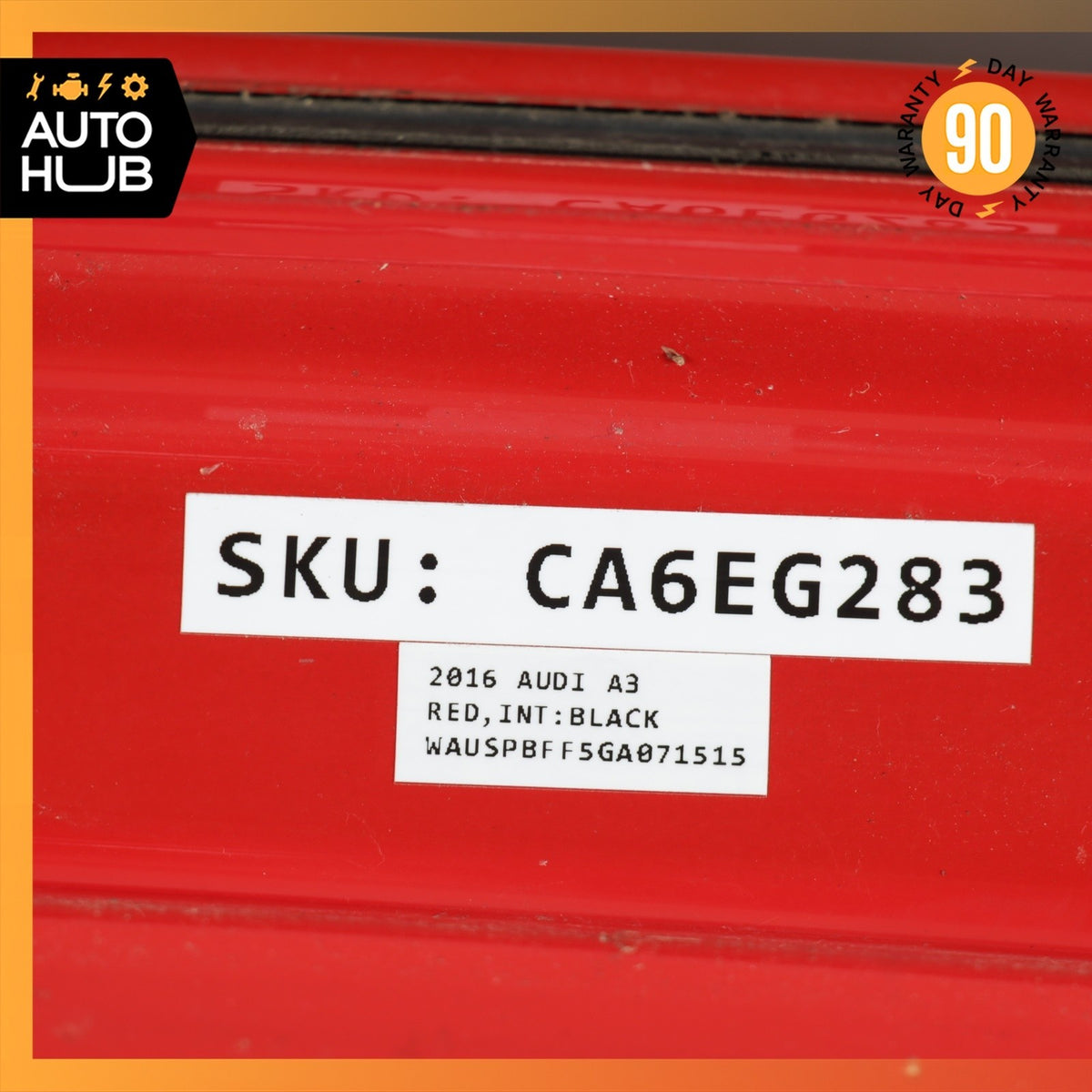 16-18 Audi 8V A3 E-Tron Trunk Lid Liftgate Tailgate Hatch Shell Red OEM 78k - photo 24