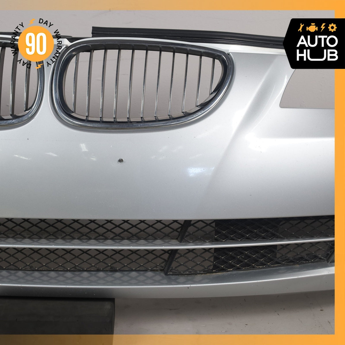 08-10 BMW E60 535i 545i 550i Front Bumper Cover Panel Silver OEM - photo 5