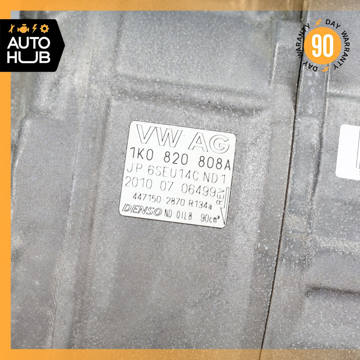 Audi 8J TT Quattro AC Air Conditioning Compressor 1K0820808A OEM - photo 4