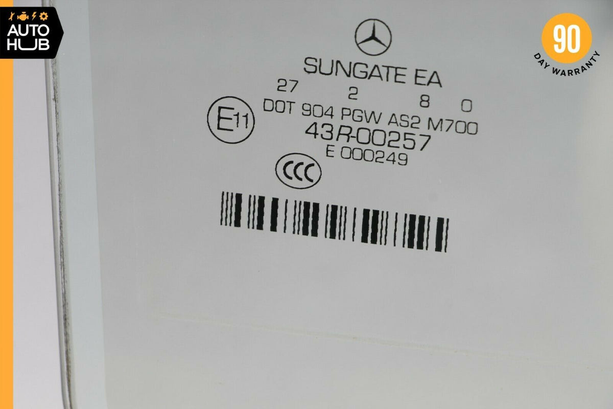 07-13 Mercedes W221 S550 S400 S350 Rear Right Side Door Window Glass OEM - photo 6