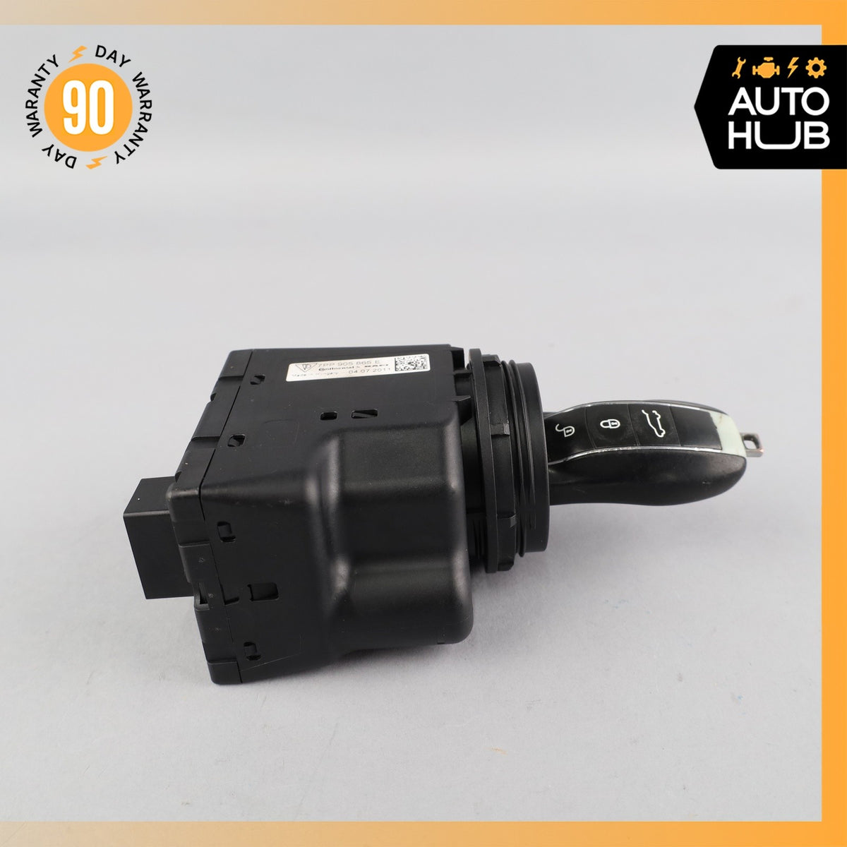 11-18 Porsche Cayenne 958 Start Ignition Switch Module w/ Key 7PP905865E OEM - photo 4