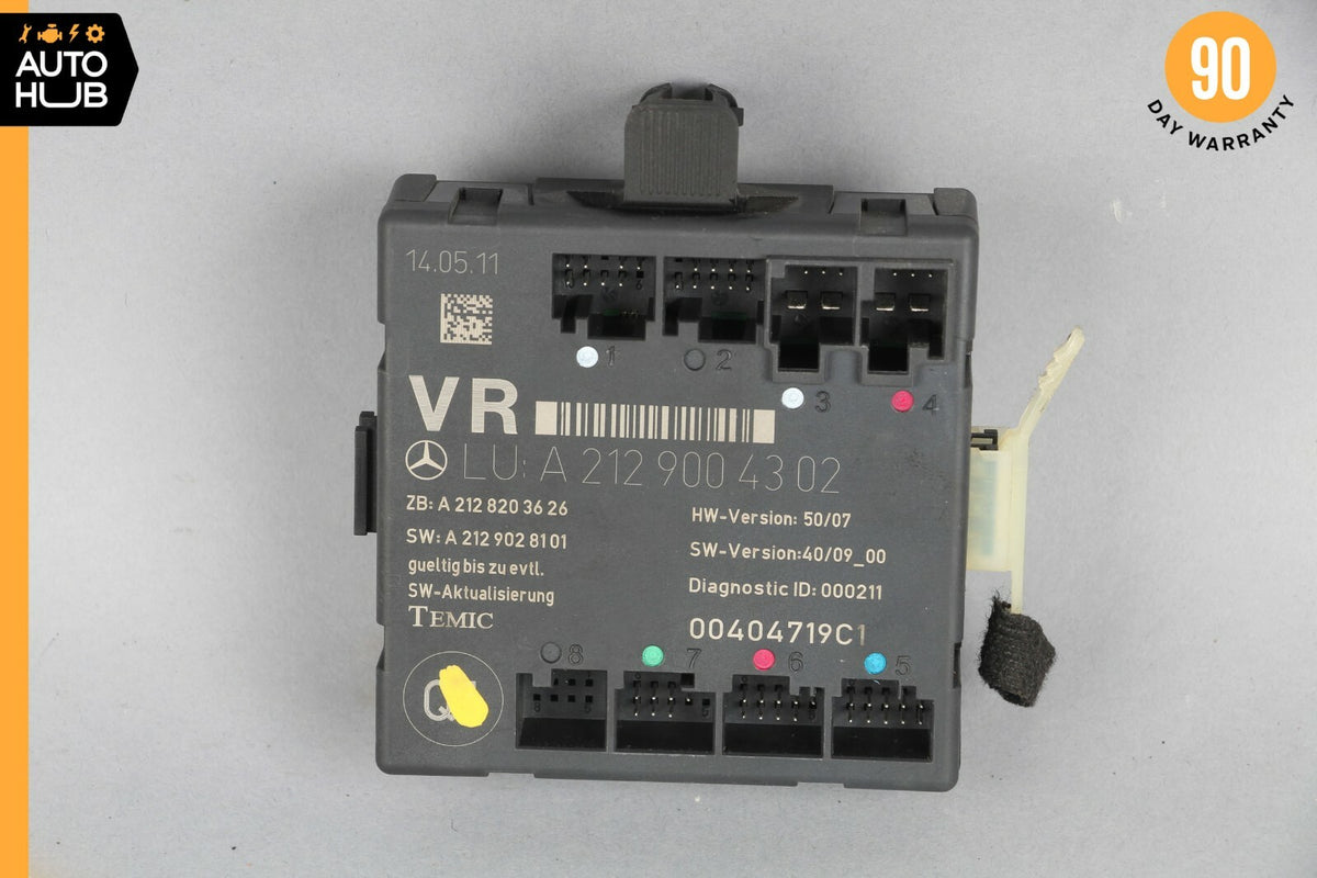 08-15 Mercedes W204 C250 C350 Front Right Door Control Module 2129004302 OEM - photo 1