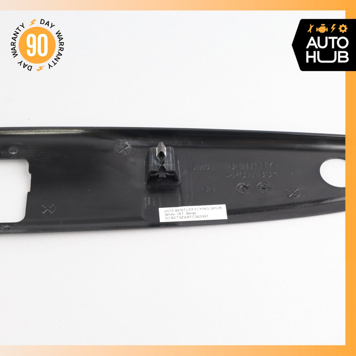2015 Bentley Flying Spur Trunk Lid Lock Cover Trim OEM 44k - photo 10