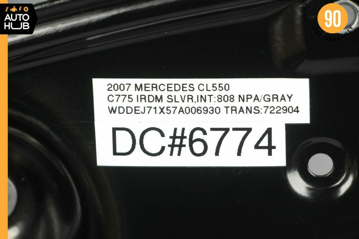07-14 Mercedes W216 CL550 CL63 AMG CL600 Rear Right Window Regulator Motor OEM - photo 12