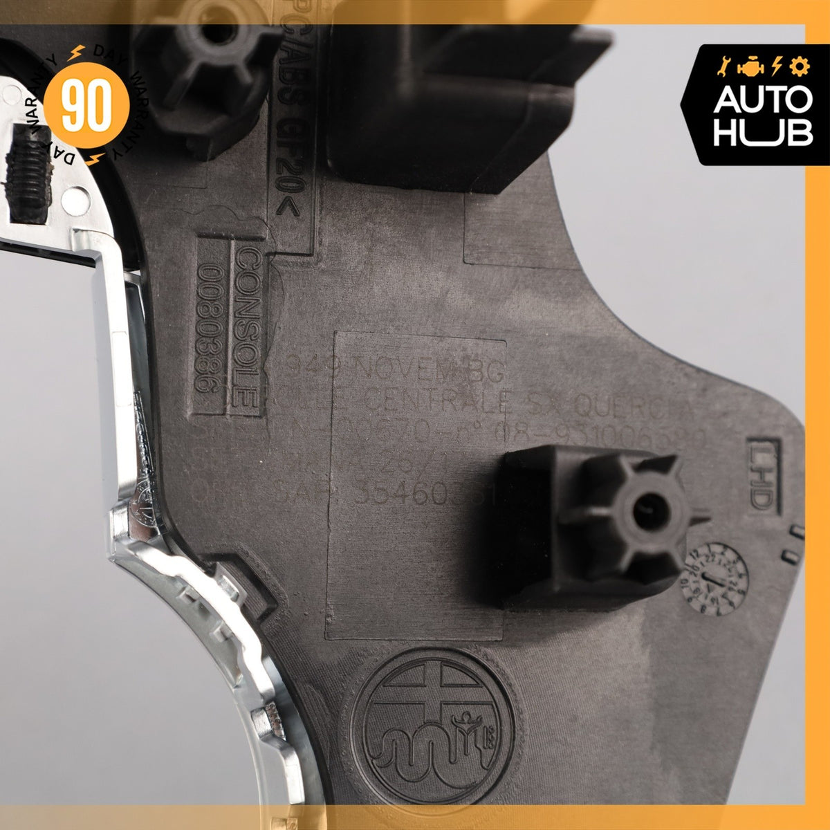 17-23 Alfa Romeo 949 Stelvio Center Console Cup Holder Bezel Trim OEM 72k - photo 12