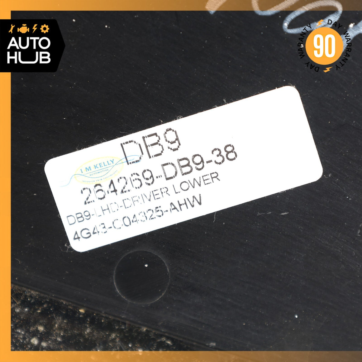 13-16 Aston Martin DB9 Dashboard Lower Driver Knee Cover Panel OEM 35k - photo 14