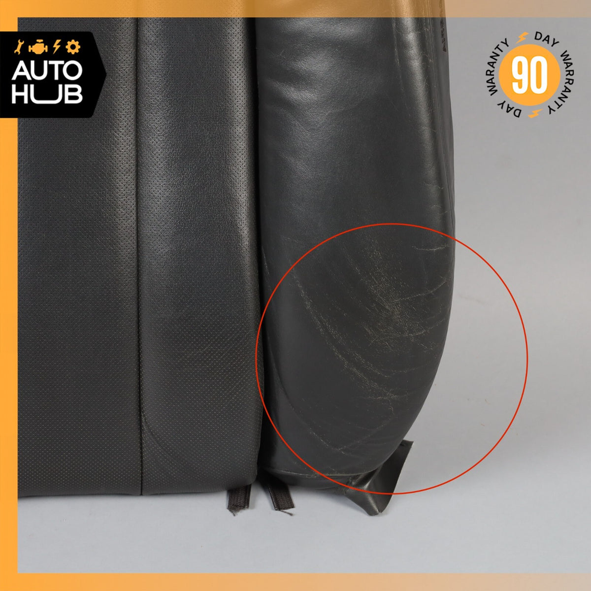 04-05 Cadillac XLR Left Driver Side Top Upper Seat Cushion Black OEM 51k - photo 7