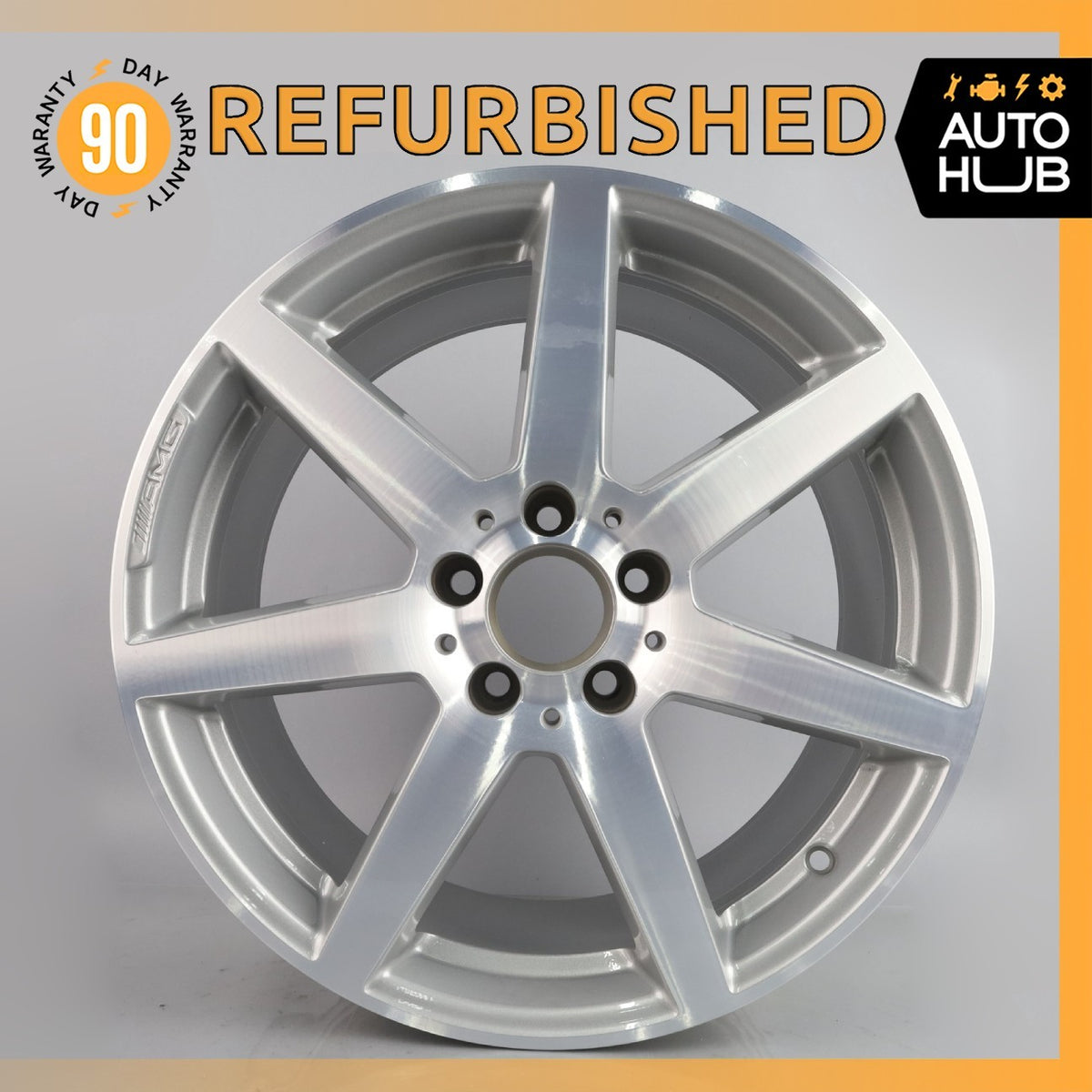 Mercedes W204 C250 C350 C300 C63 AMG Rear Wheel Rim 8.5 x 18 18" 2044019902 OEM - photo 1