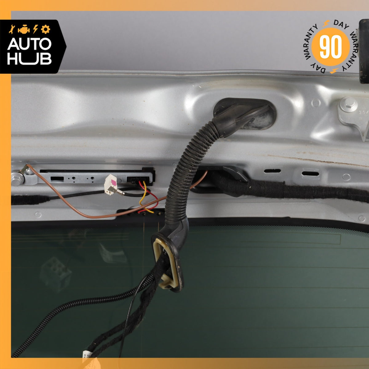 11-14 Porsche Cayenne 958 S Trunk Lid Liftgate Tailgate Hatch Shell Silver OEM - photo 20