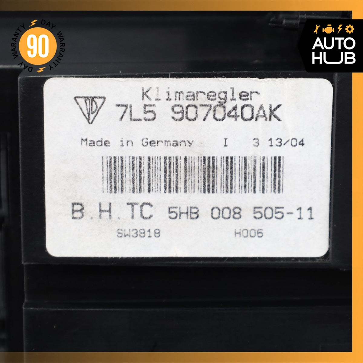 Porsche Cayenne 955 A/C Heater Climate Control Switch 7L5907040AK OEM - photo 16