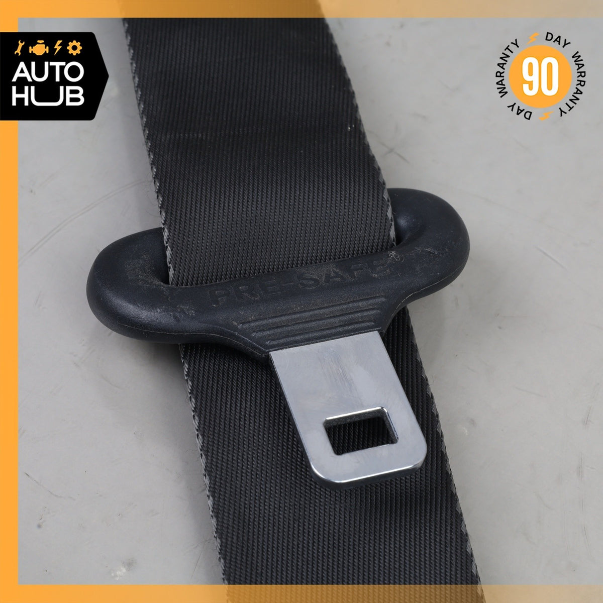 14-17 Mercedes W222 S65 AMG S600 S450 Seat Belt Rear Left Driver Side Black OEM - photo 10