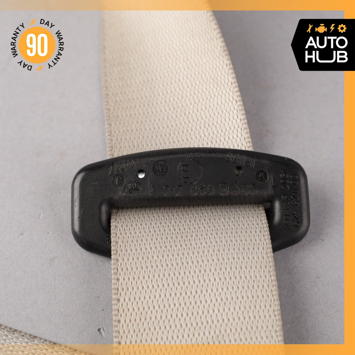 10-13 Mercedes W212 E350 E400 Seat Belt Front Left Driver Side Gray OEM - photo 17
