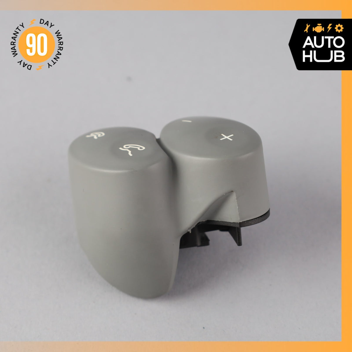 03-11 Mercedes R230 SL500 E550 SL55 AMG Steering Wheel Control Button Gray OEM - photo 2