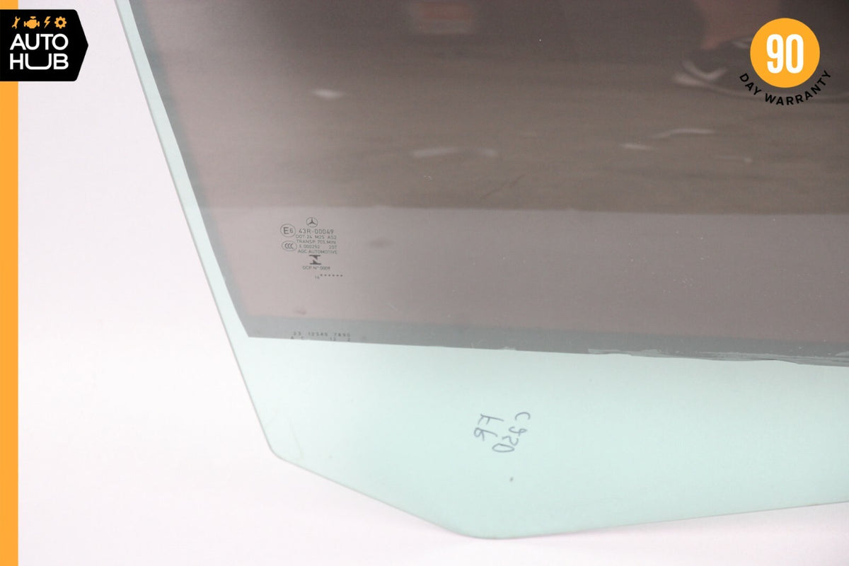 12-14 Mercedes W204 C250 C350 Coupe Front Right Side Door Window Glass OEM 83k - photo 6