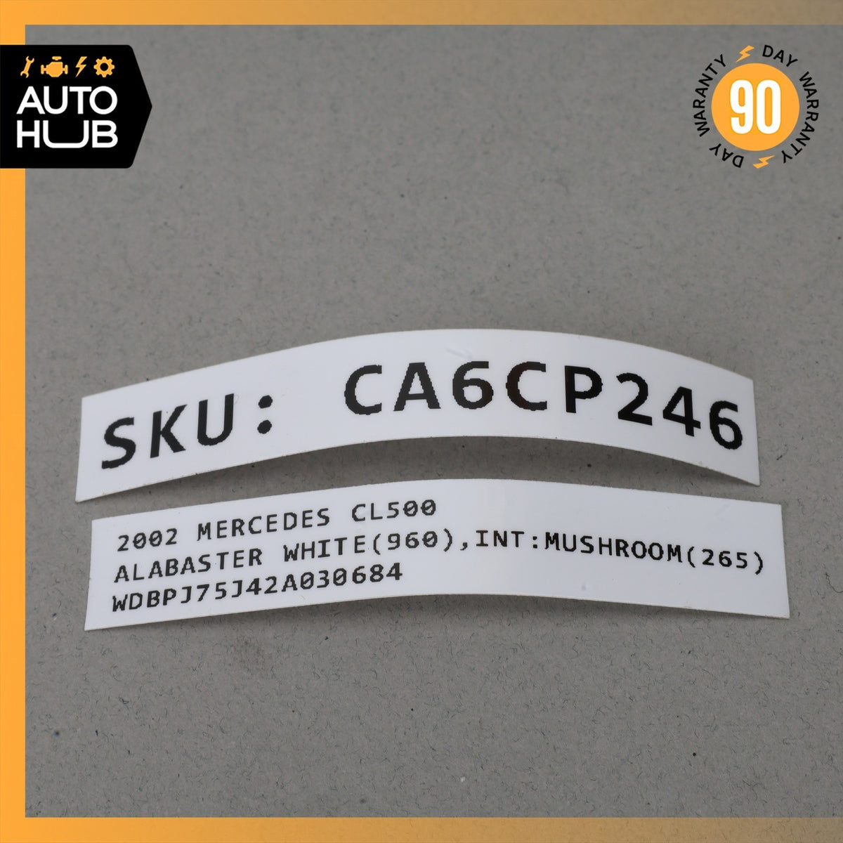00-06 Mercedes W215 CL500 CL55 CL600 Quarter Airbag Air Bag Rear Right Side OEM - photo 9