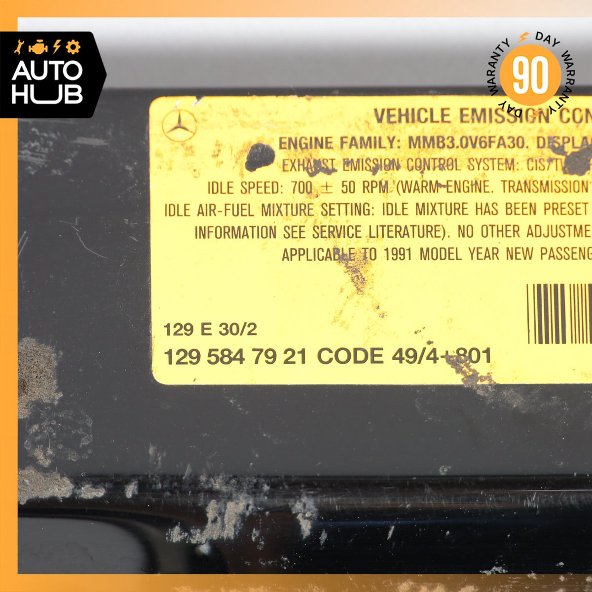 90-02 Mercedes R129 SL500 SL320 500SL 300SL Upper Radiator Support Tie Bar OEM - photo 6