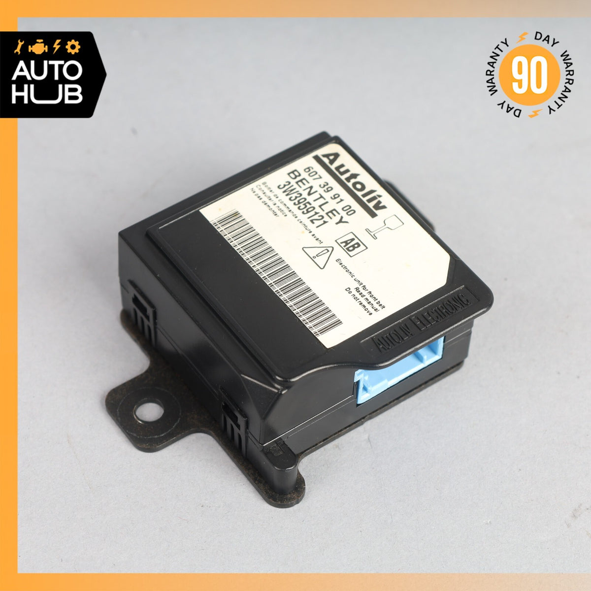 03-10 Bentley Continental GT GTC Safety Bag Sensor SRS Control Module OEM - photo 1