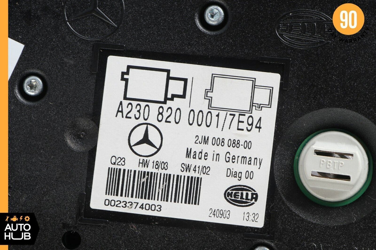03-04 Mercedes R230 SL500 SL55 AMG Overhead Dome Light Lamp 2308200001 Gray OEM - photo 10