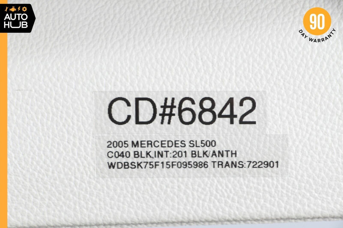 03-06 Mercedes R230 SL500 SL55 Front Right Side Interior Trim Panel A Pillar 68k - photo 12