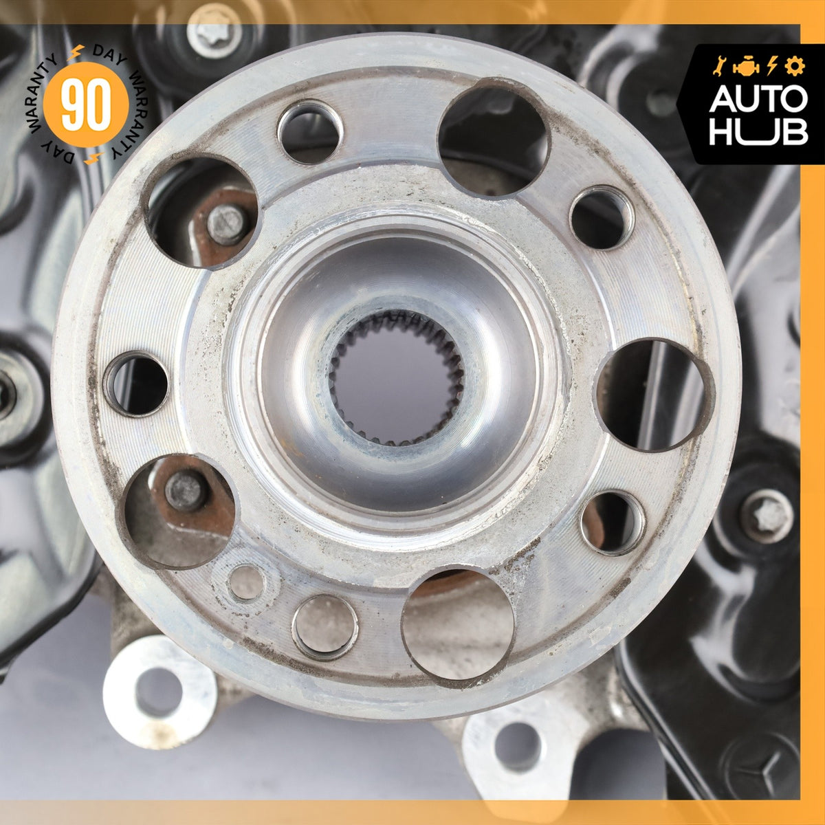 17-20 Mercedes W213 E350 E300 Rear Left Side Spindle Knuckle Hub OEM - photo 8