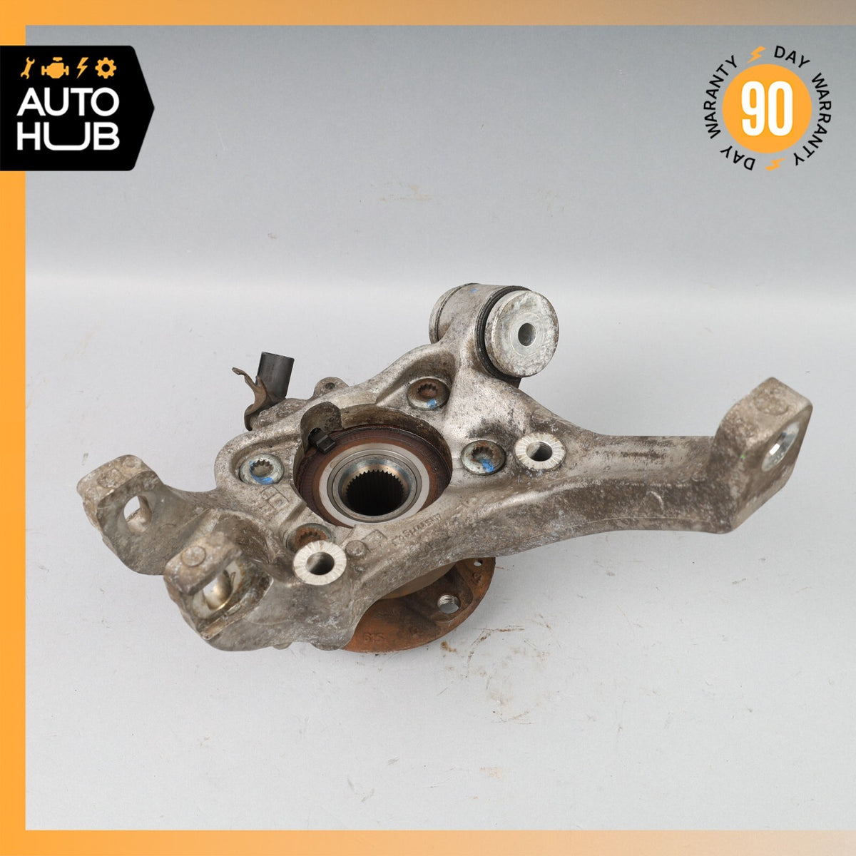 03-13 Bentley Continental Flying Spur Rear Left Side Spindle Knuckle Hub OEM 80k - photo 16