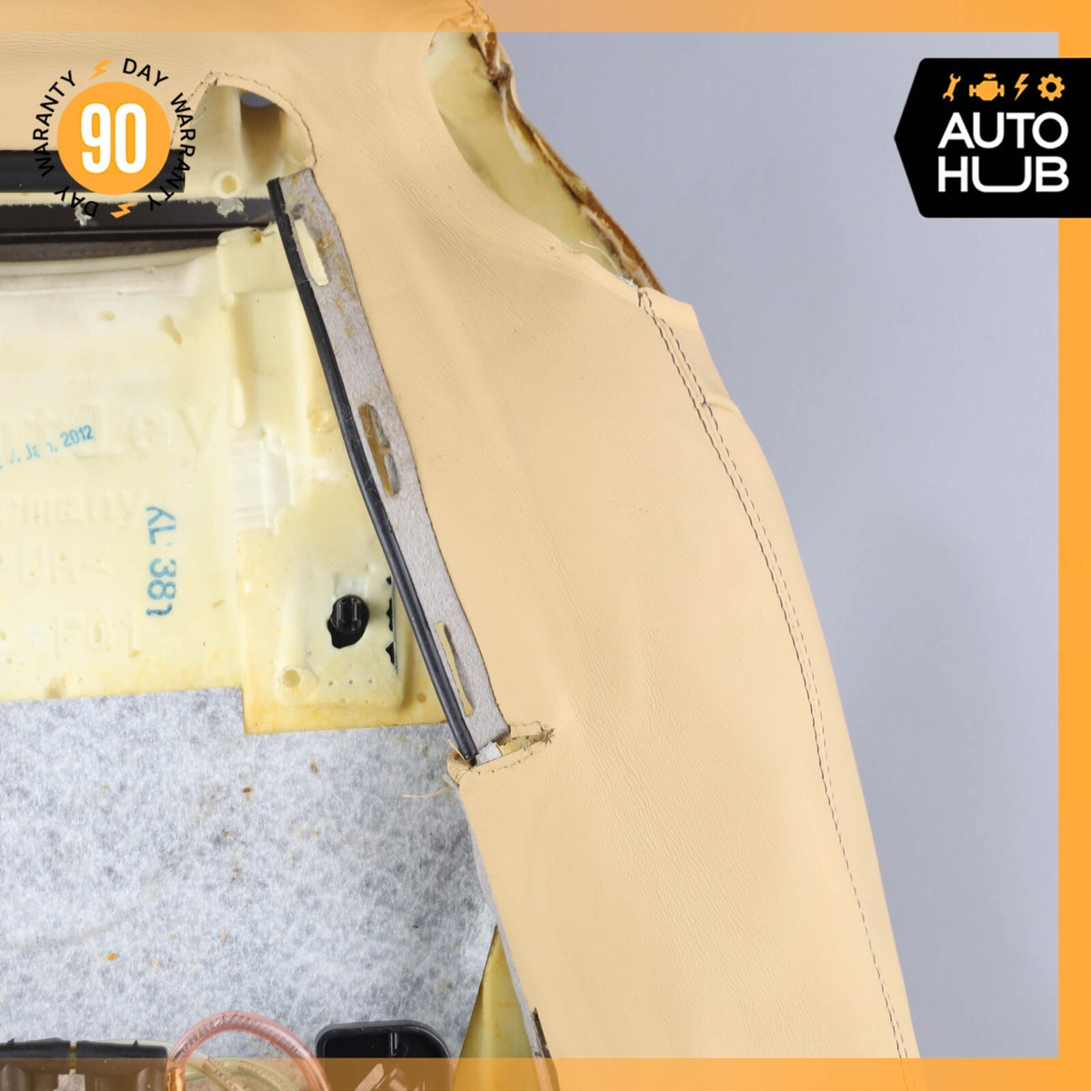 12-15 Bentley Continental GTC Front Right Side Seat Upper Back Cushion OEM 71k - photo 15