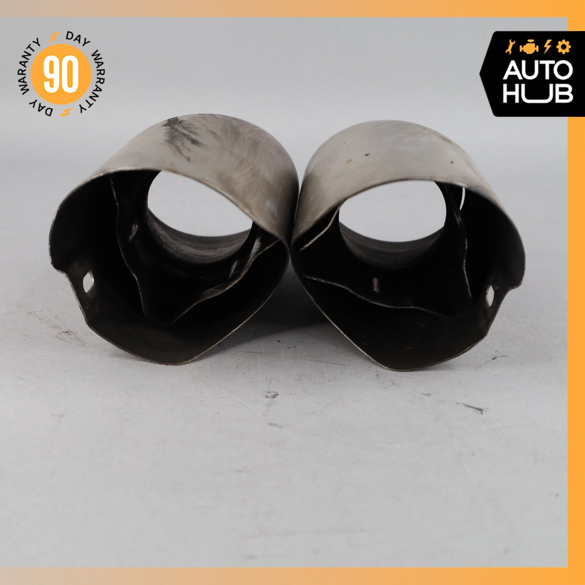 14-16 Porsche Panamera 970 Right Exhaust Mufflers Muffler Tips Set OEM 86k - photo 7