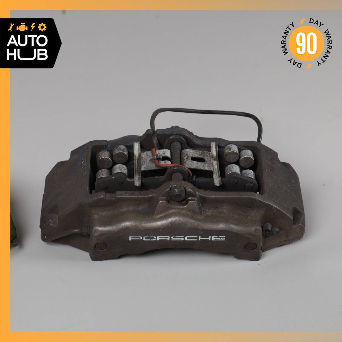 04-10 Porsche Cayenne 955 Front Left & Right Brake Caliper Set OEM - photo 4