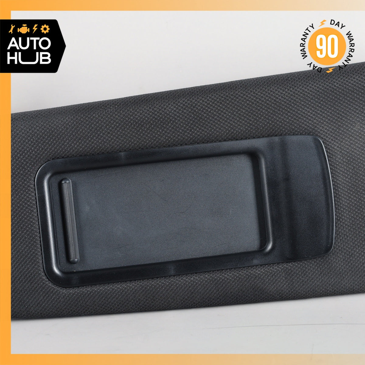 11-16 BMW F10 550i Left Driver Side Sunvisor Sun Visor Black 51168038165 OEM - photo 3