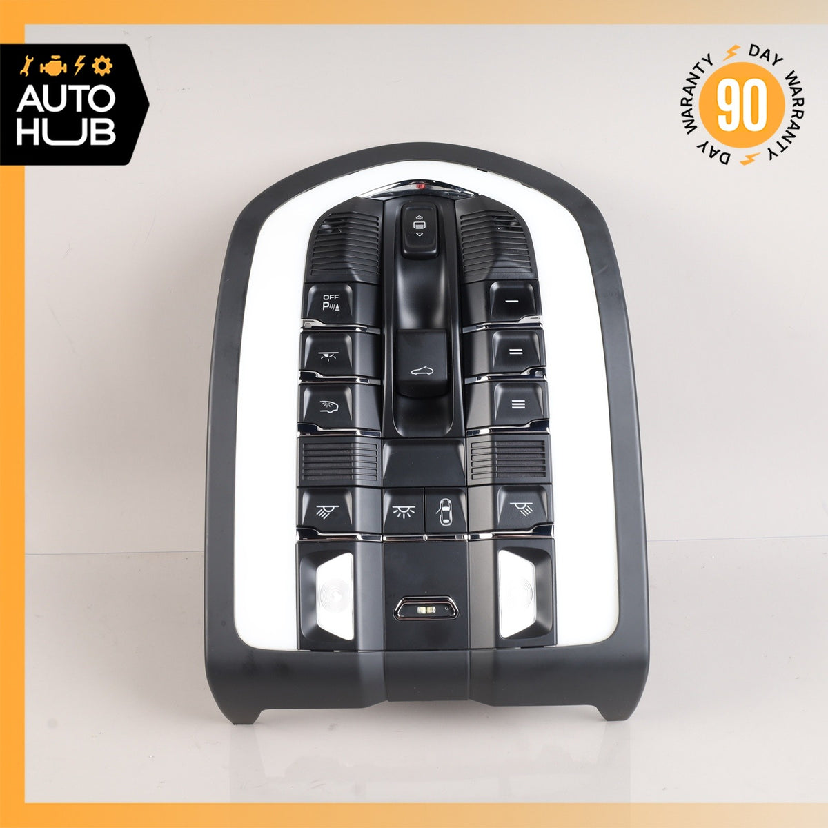 10-18 Porsche Macan 95B Cayenne 958 Front Overhead Dome Light Lamp Black OEM - photo 2